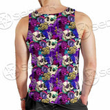 Psychedelic Mushrooms And Skulls SED-0881 Men Tank-tops