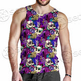 Psychedelic Mushrooms And Skulls SED-0881 Men Tank-tops