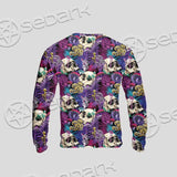 Psychedelic Mushrooms And Skulls SED-0881 Unisex Sweatshirt