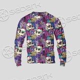 Psychedelic Mushrooms And Skulls SED-0881 Unisex Sweatshirt