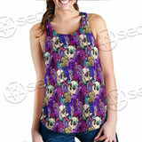 Psychedelic Mushrooms And Skulls SED-0881 Women Tank Top