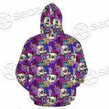 Psychedelic Mushrooms And Skulls SED-0881 Hoodie & Zip Hoodie