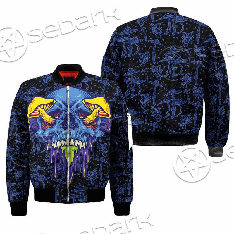 Psychedelic Blue Glowing Mushrooms SED-0882 Jacket