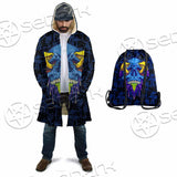 Psychedelic Blue Glowing Mushrooms SED-0882 Cloak