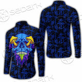 Psychedelic Blue Glowing Mushrooms SED-0882 Shirt Allover