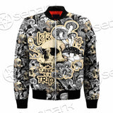 Magic Psychedelic Mushrooms And Skulls SED-0883 Jacket