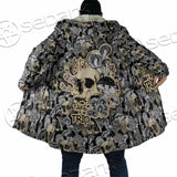 Magic Psychedelic Mushrooms And Skulls SED-0883 Cloak