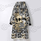 Magic Psychedelic Mushrooms And Skulls SED-0883 Oversized Sherpa Blanket Hoodie