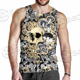Magic Psychedelic Mushrooms And Skulls SED-0883 Men Tank-tops