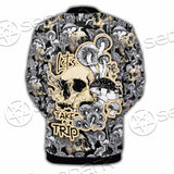 Magic Psychedelic Mushrooms And Skulls SED-0883 Button Jacket