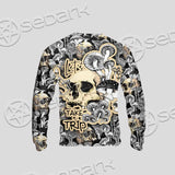 Magic Psychedelic Mushrooms And Skulls SED-0883 Unisex Sweatshirt