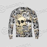 Magic Psychedelic Mushrooms And Skulls SED-0883 Unisex Sweatshirt