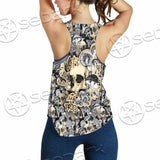 Magic Psychedelic Mushrooms And Skulls SED-0883 Women Tank Top
