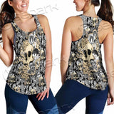 Magic Psychedelic Mushrooms And Skulls SED-0883 Women Tank Top