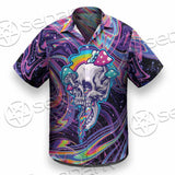 Magic Mushroom And Trippy Vomit Skull SED-0884 Shirt Allover
