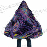 Magic Mushroom And Trippy Vomit Skull SED-0884 Cloak