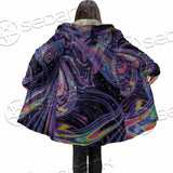 Magic Mushroom And Trippy Vomit Skull SED-0884 Cloak