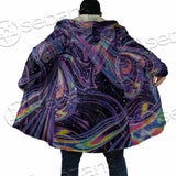 Magic Mushroom And Trippy Vomit Skull SED-0884 Cloak