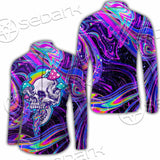 Magic Mushroom And Trippy Vomit Skull SED-0884 Shirt Allover