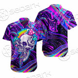 Magic Mushroom And Trippy Vomit Skull SED-0884 Shirt Allover
