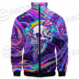 Magic Mushroom And Trippy Vomit Skull SED-0884 Jacket
