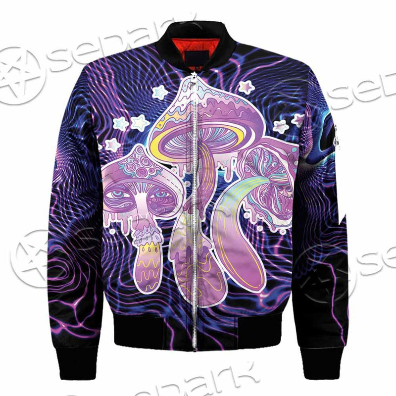 Magic Mushrooms Over Sacred Geometry SED-0885 Jacket