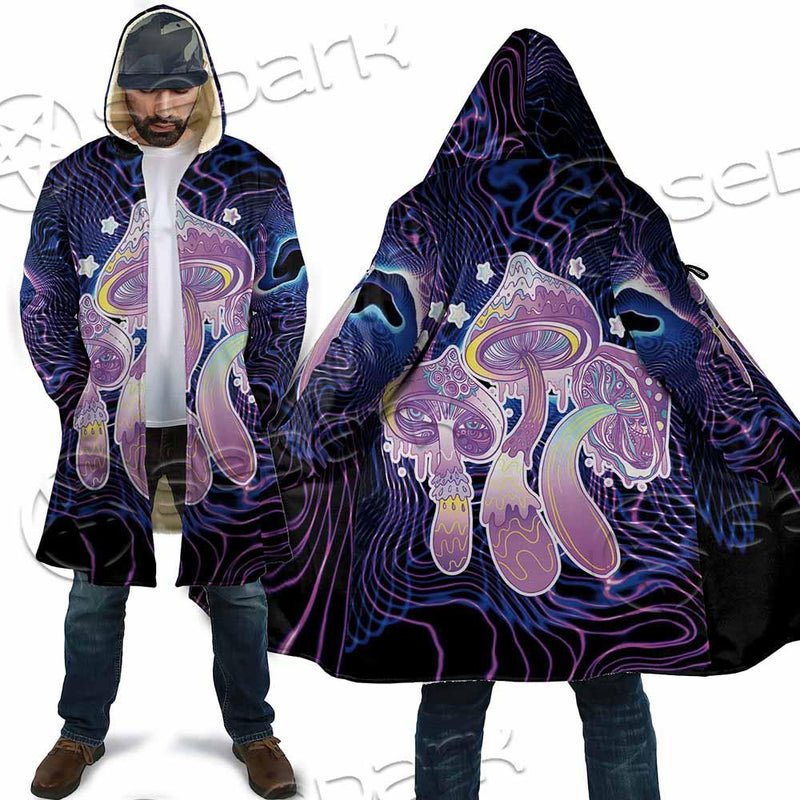 Magic Mushrooms Over Sacred Geometry SED-0885 Cloak