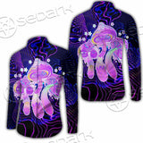 Magic Mushrooms Over Sacred Geometry SED-0885 Shirt Allover