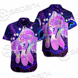 Magic Mushrooms Over Sacred Geometry SED-0885 Shirt Allover