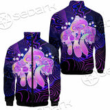 Magic Mushrooms Over Sacred Geometry SED-0885 Jacket