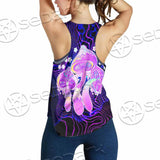 Magic Mushrooms Over Sacred Geometry SED-0885 Women Tank Top