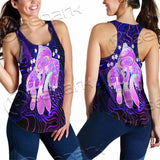 Magic Mushrooms Over Sacred Geometry SED-0885 Women Tank Top