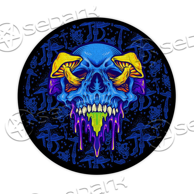 Scary Magic Mushrooms SED-0889 Round Carpet