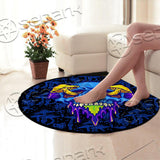 Scary Magic Mushrooms SED-0889 Round Carpet