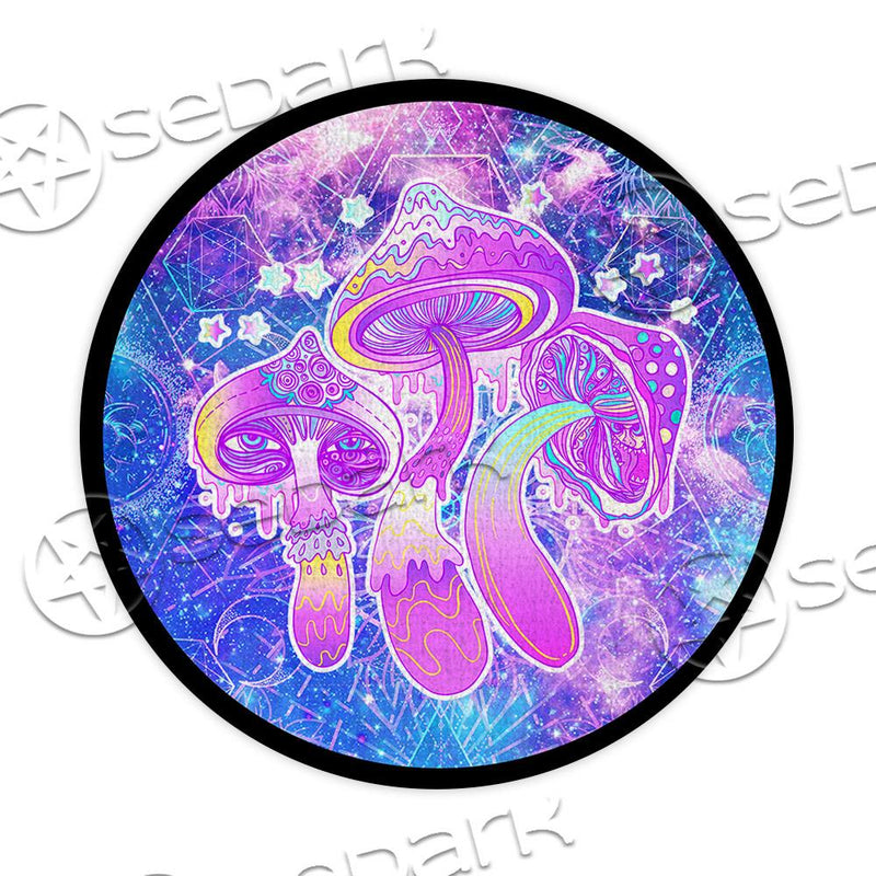 Trippy Mushroom SED-0892 Round Carpet