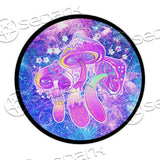 Trippy Mushroom SED-0892 Round Carpet