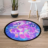 Trippy Mushroom SED-0892 Round Carpet