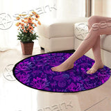 Psychedelic Mushrooms SED-0894 Round Carpet