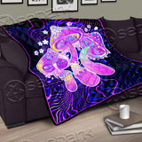 Magic Mushrooms Psychedelic Hallucination Vibrant SED-0899 Quilt
