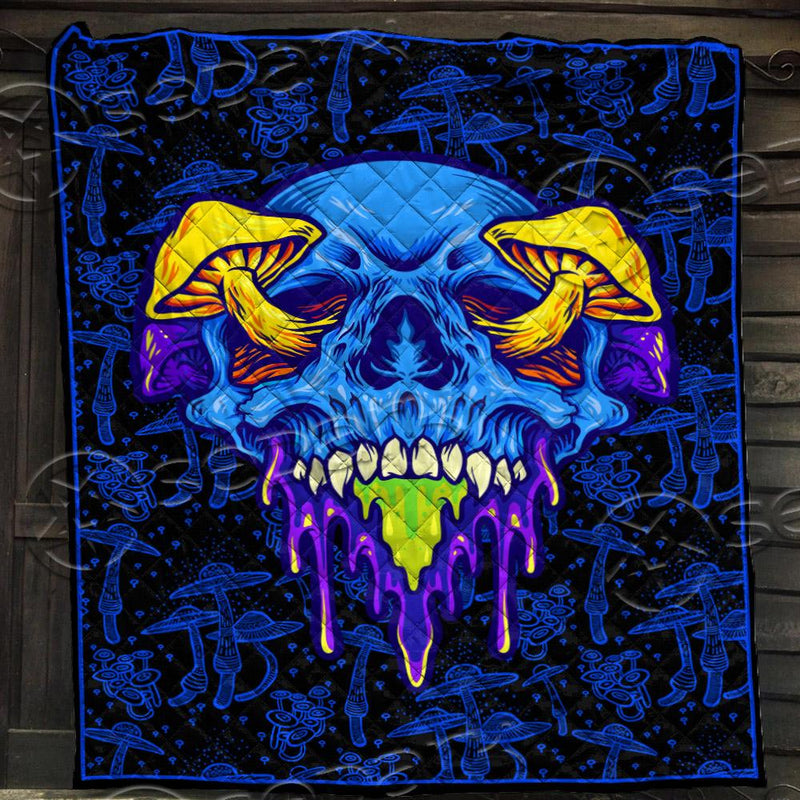Scary Magic Mushrooms SED-0900 Quilt