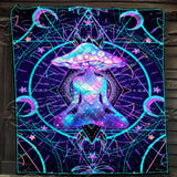 Magic Mushrooms Seamless Pattern SED-0904 Quilt