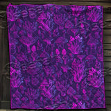 Psychedelic Mushrooms SED-0905 Quilt