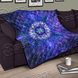Psychedelic Blue Love SED-0906 Quilt