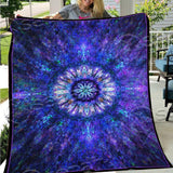 Psychedelic Blue Love SED-0906 Quilt