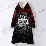 Baphomet 666 SED-0909 Oversized Sherpa Blanket Hoodie