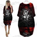 Baphomet 666 SED-0909 Batwing Pocket Dress