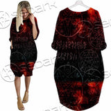 Baphomet 666 SED-0909 Batwing Pocket Dress
