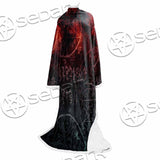 Baphomet 666 SED-0909 Sleeved Blanket