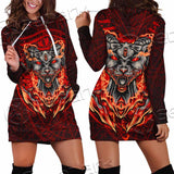 Baphomet Cat SED-0910 Hoodie Dress