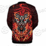 Baphomet Cat SED-0910 Button Jacket